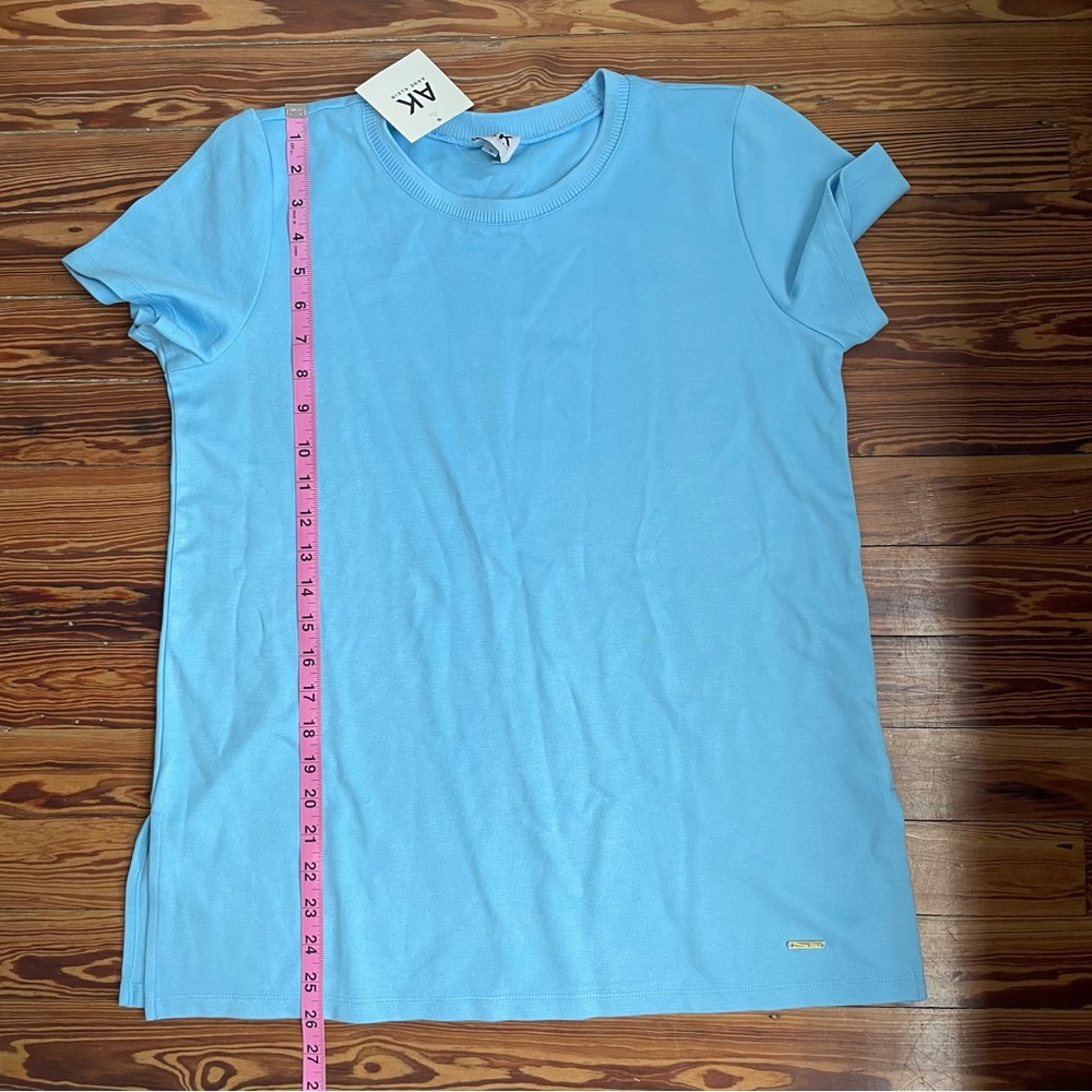 NWT Anne Klein Light Blue Top - Picture 6 of 7